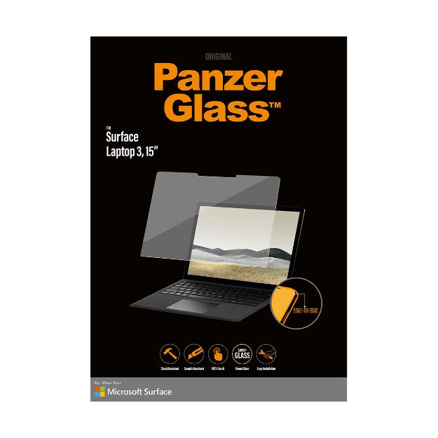 圖片 北歐嚴選品牌Panzer Glass Surface Laptop 15吋 專用通透玻璃保護貼