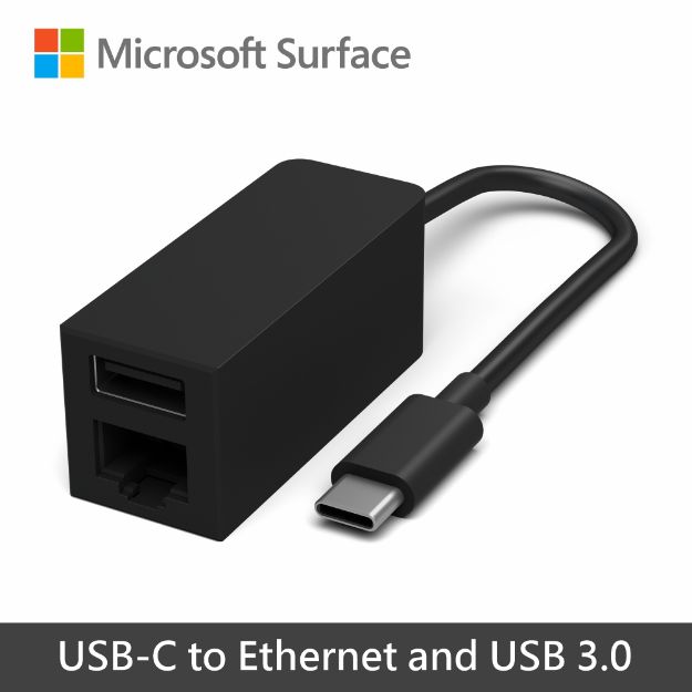 圖片 Microsoft USB-C to Ethernet and USB 3.0 Adapter