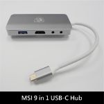 Picture of 微星 USB-C 多功能轉接器◆9合1★贈螺旋線頭保護套