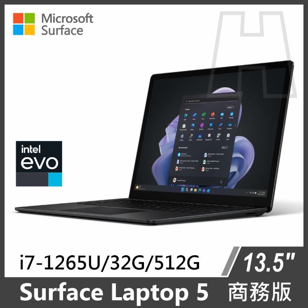 Picture of ⏰Surface Laptop 5 13.5" i7/32G/512G/W11P 商務版