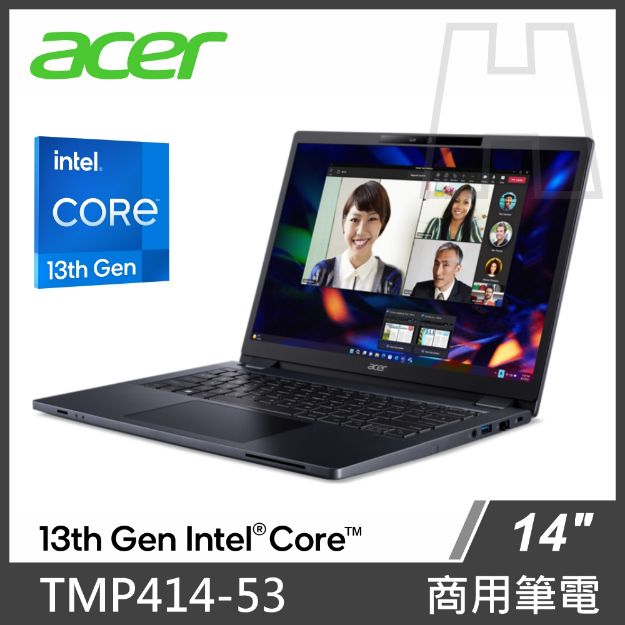 圖片 Acer 商務筆電 TMP414-53/I5-1335U/16G/512G SSD/Win 11 Pro