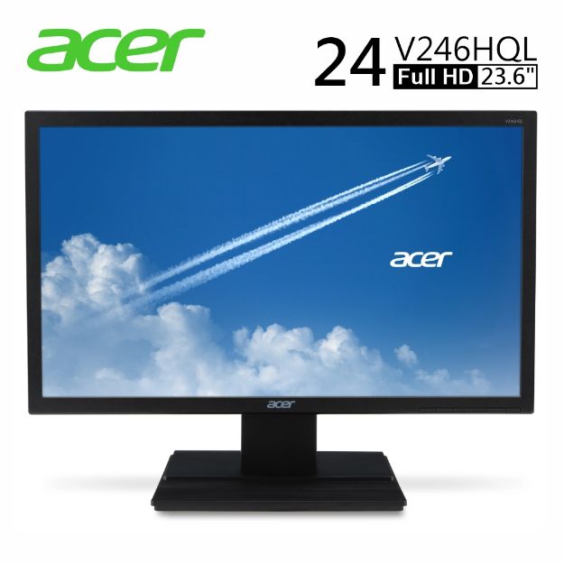 圖片 Acer V246HQL 24型防刮液晶螢幕 VA面板◆內建喇叭