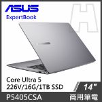 圖片 ASUS 商務筆電 P5405CSA  U5-226V/16G/1TB SSD/W11P 